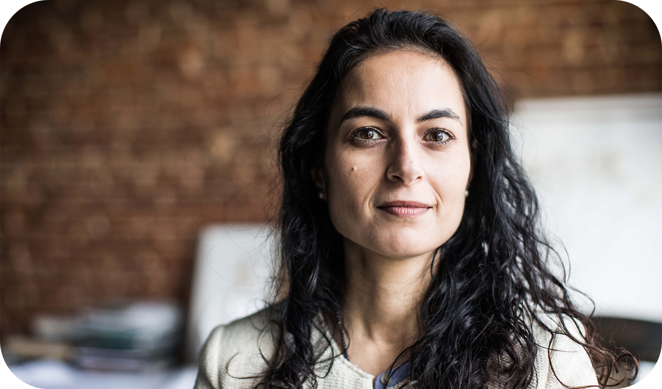 Portrait of businesswoman in an office